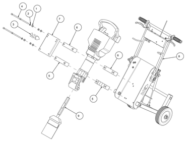 Section 03 Diagram and Parts List for 172313-B  MK Diamond Demolition Hammer